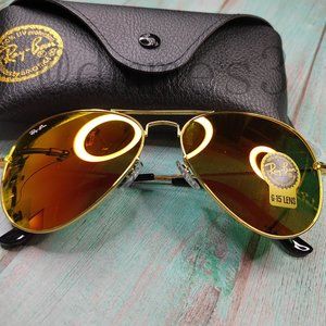 🍎Ray-Ban Orange Sunglasses 3026 62mm